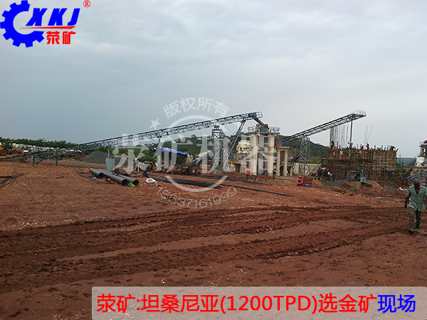 日處理1000噸選金礦機械設(shè)備落戶非洲坦桑尼亞