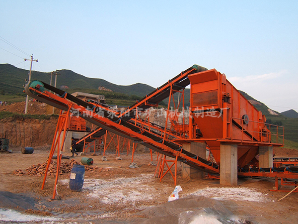 時產300噸環(huán)保建筑骨料生產線